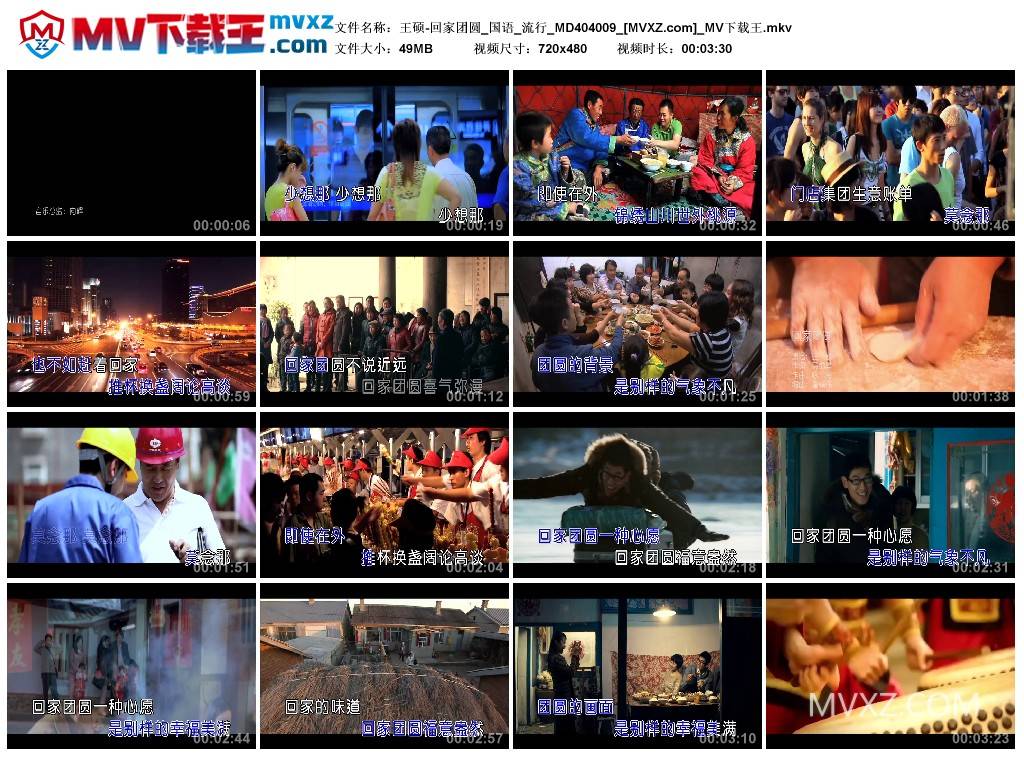 王硕-回家团圆_国语_流行_MD404009